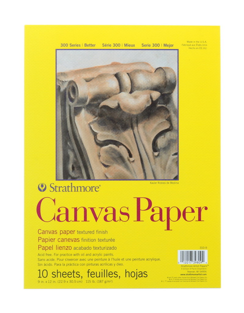 Strathmore Strathmore Canvas Paper Pad 300 Series 9 x 12 Inch