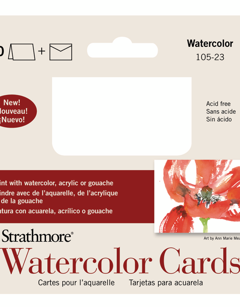 Strathmore Strathmore Watercolor Cards And Envelopes 3.5 x 4.875 Inch