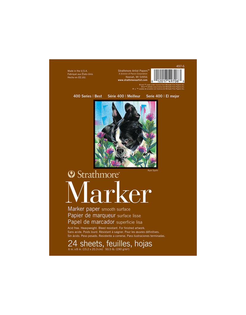 Strathmore Strathmore Marker Paper Pad 400 Series 6 x 8 Inch