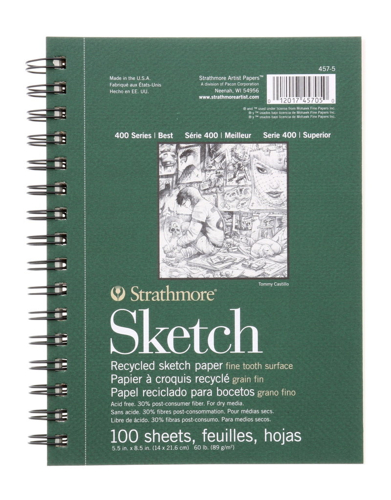 Strathmore Strathmore Sketch Paper Pad 400 Series Recycled 5.5 x 8.5 Inch
