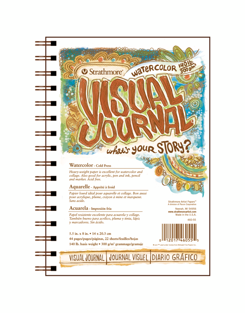 Strathmore Strathmore Visual Journal 140 lb. Cold Press Watercolor Paper 5.5 x 8 Inch