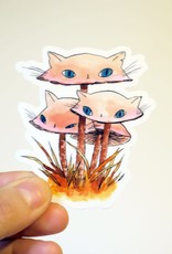 Stasia Burrington Sticker Meowshroom Pinkies