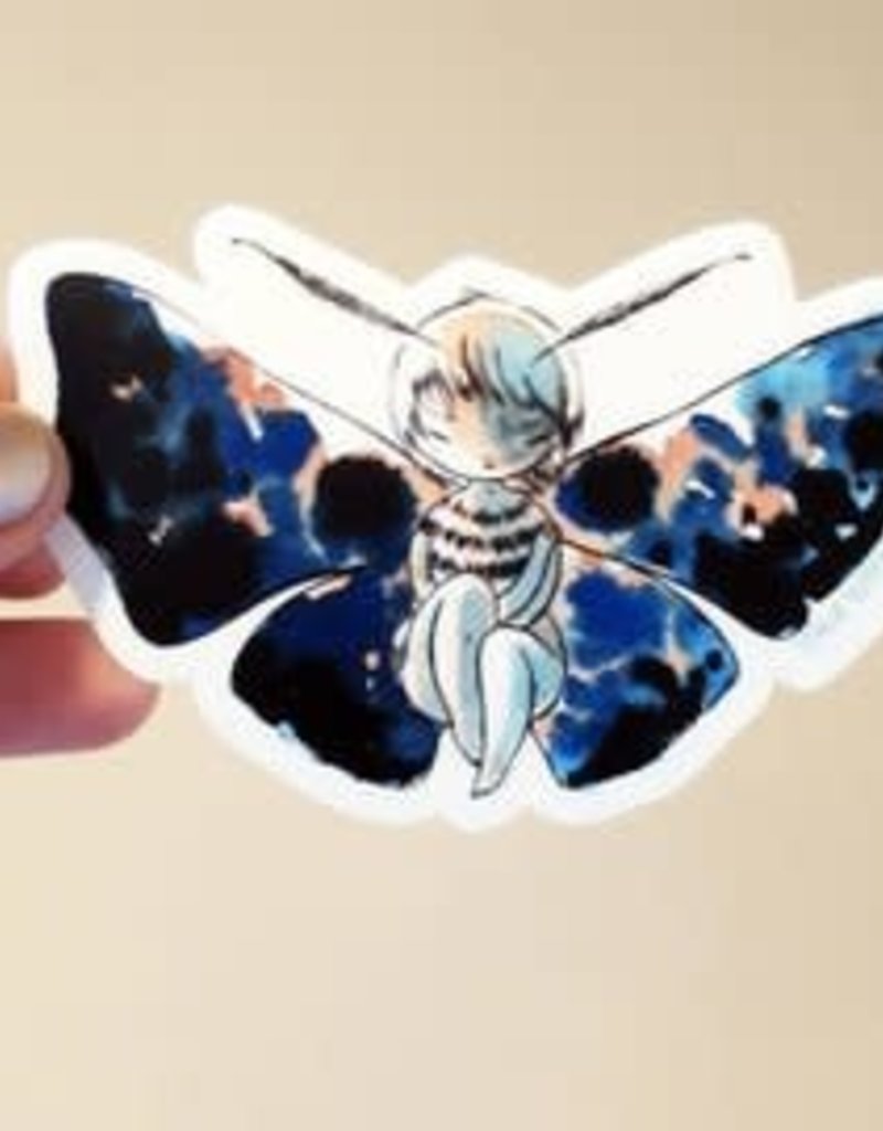 Stasia Burrington Sticker Moth Girl