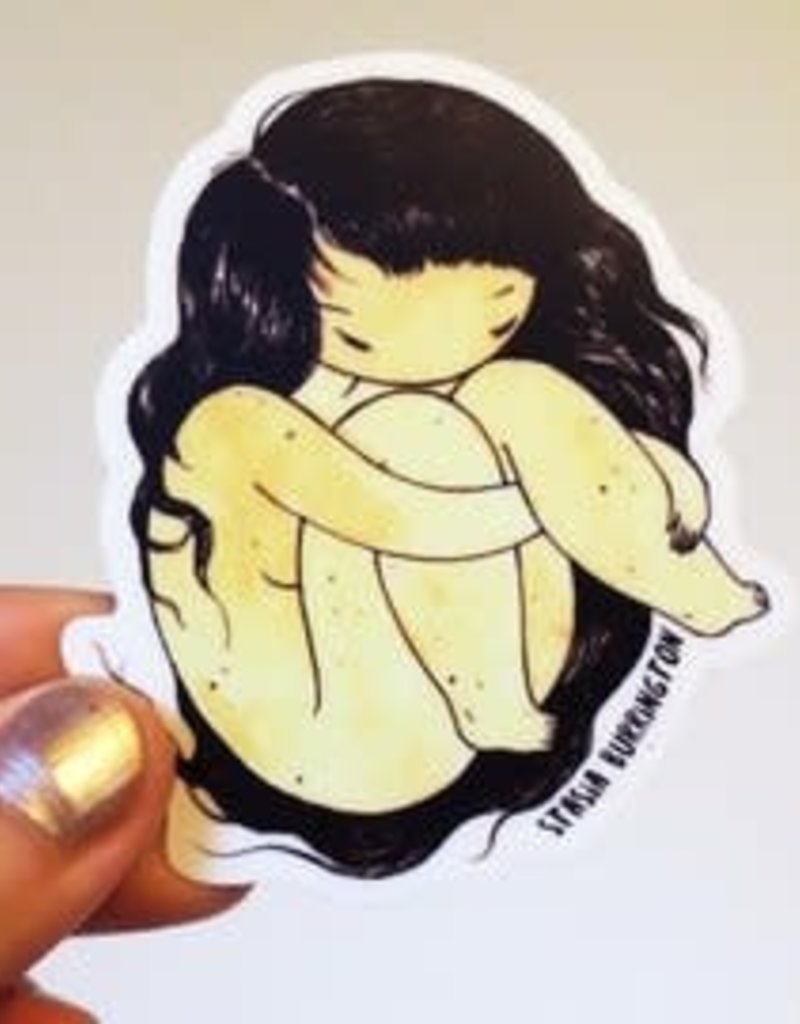 Stasia Burrington Sticker Self Hug