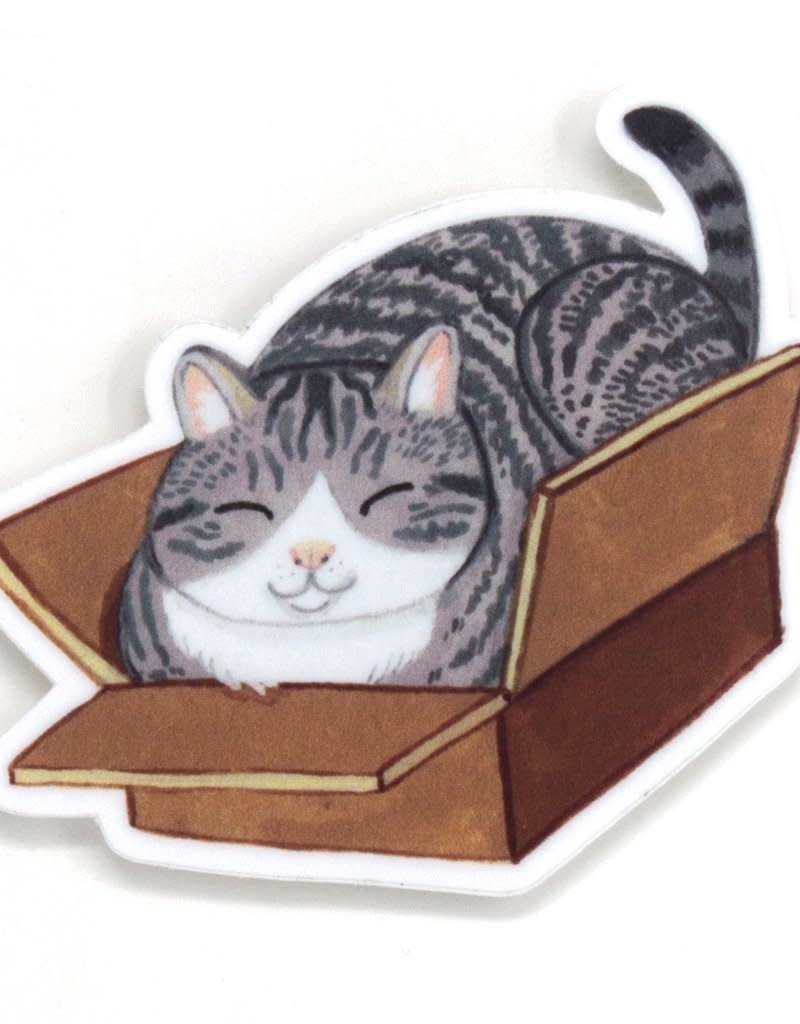 Cactus Club Sticker Box Cat