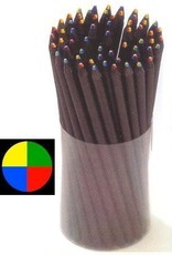 6 in 1 Rainbow Pencil Black