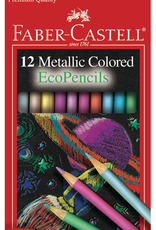 Faber-Castell Colored Pencil Set Metallic Ecopencil 12 Piece Pack