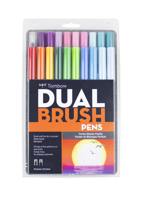 Tombow Tombow Dual Brush Pens 20 Piece Set Perfect Blends Palette