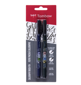Tombow Tombow Fudenosuke Brush Pen Set of 2 Black