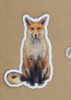 Amy Rose Moore Illustration Sticker Red Fox