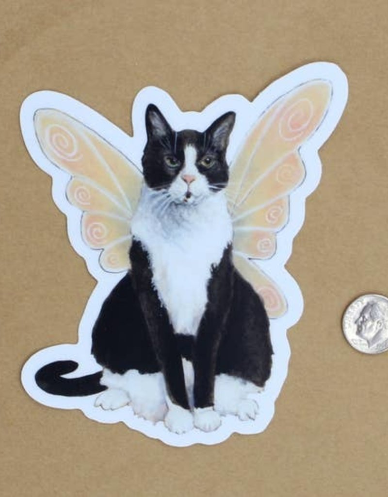 Amy Rose Moore Illustration Sticker Cat Fairy
