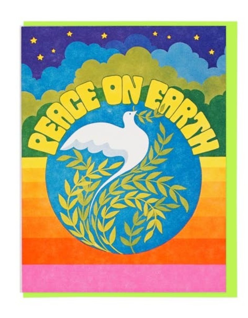 Lucky Horse Press Card Peace On Earth Dove