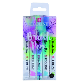Ecoline Ecoline Watercolor Brush Pen Pastel Set of 5