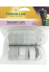 Country Lane Tealight Metal Cup 12 piece