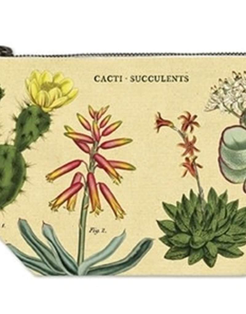 Cavallini Pencil Pouch Cacti and Succulents