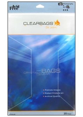Clear Bags Clear Bags 6 x 8 Photo 25pc
