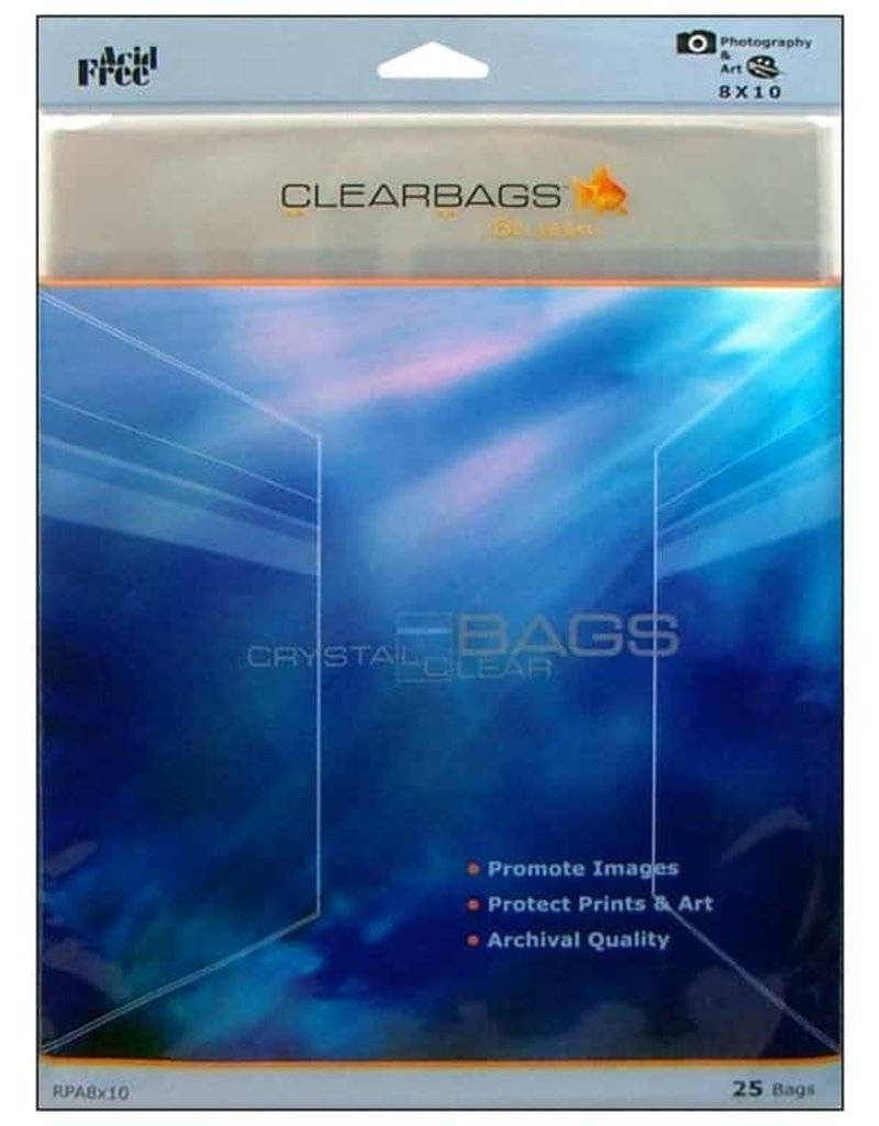 Clear Bags Clear Bags  8" x 10" 25 Piece Pack