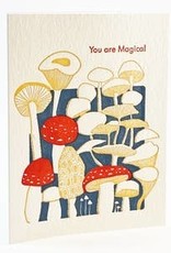 Ilee papergoods Card  Mushrooms You Are Magical
