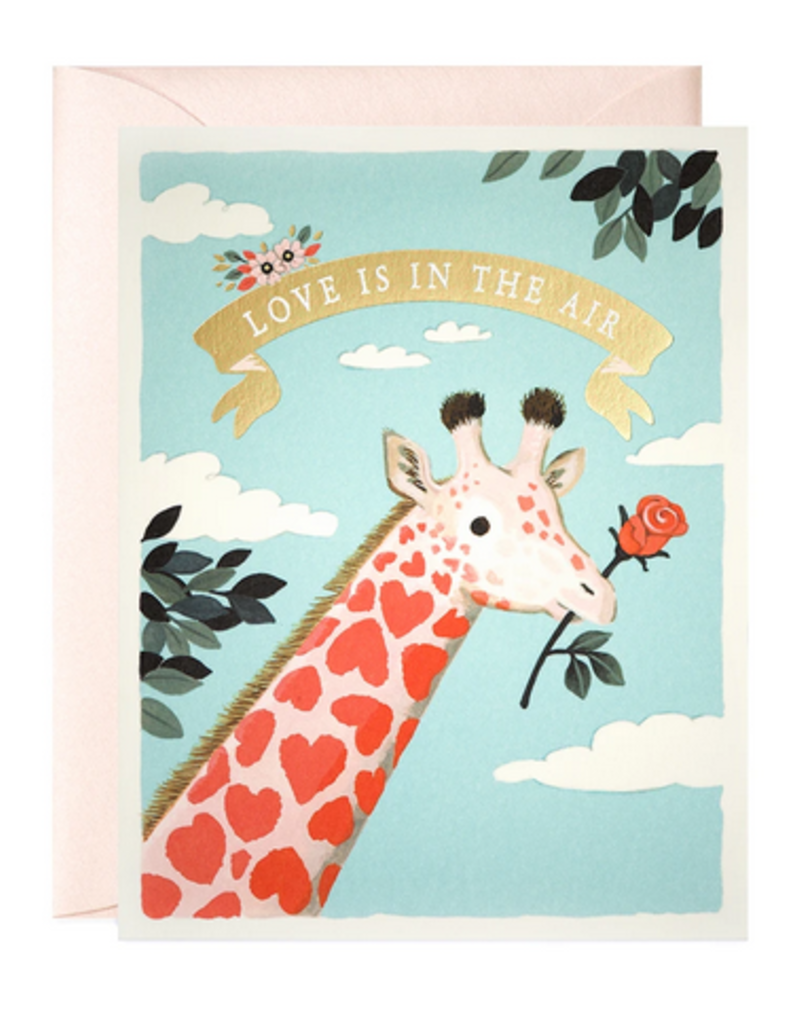 joo joo paper Card Pink Giraffe