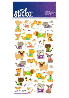 Sticko Stickers Tiny Cats & Dogs
