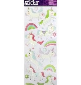Sticko Stickers Puffy Unicorns