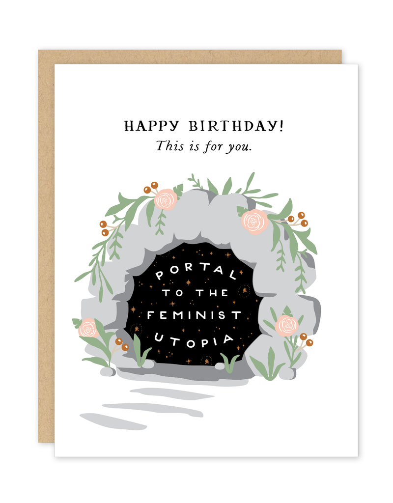 Party of One Card Birthday Portal