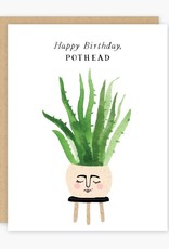Party of One Card Pot Head Birthday