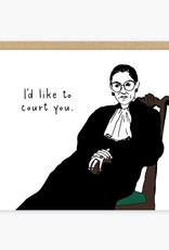 Party of One Card Ruth Bader Ginsburg Court You
