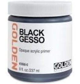 Golden Golden Acrylic Black Gesso 8 Ounce