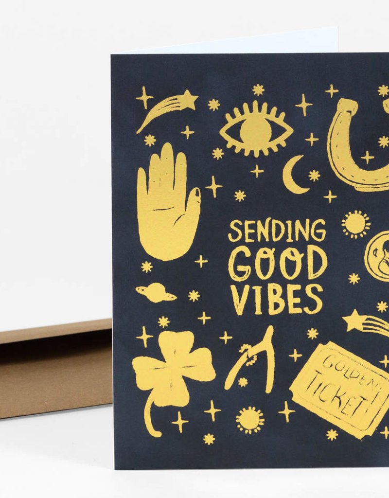 Wild Optimist Card Sending Good Vibes
