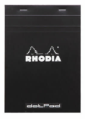 Rhodia Rhodia Dot Pad Black 6 x 8.25