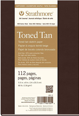 Strathmore Strathmore Softcover Tan Toned Art Journal 400 Series 5.5 x 8 Inch