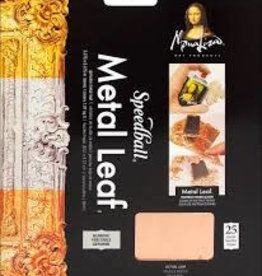 Mona Lisa Metal Leaf Copper 5.5 x 5.5 Inch 25 Sheets