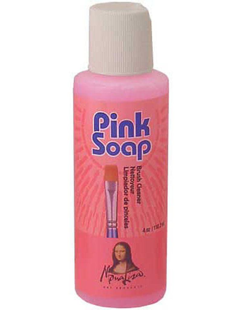 Mona Lisa Pink Soap Brush & Hand Cleaner 4 Ounce