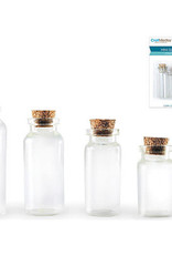 Craft Medley Glass Bottles 4 Pack