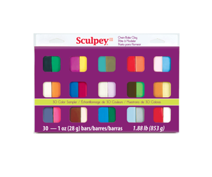 Sculpey Sculpey Iii Set Assorted 30 Pack Collage