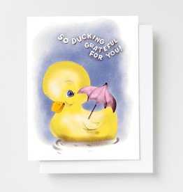 Yellow Owl Workshop Card So Ducking Grateful For You
