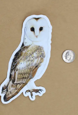 Amy Rose Moore Illustration Sticker Barn Owl
