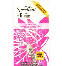 Speedball Linoleum Cutter Replacement Blades Number 6  Knife