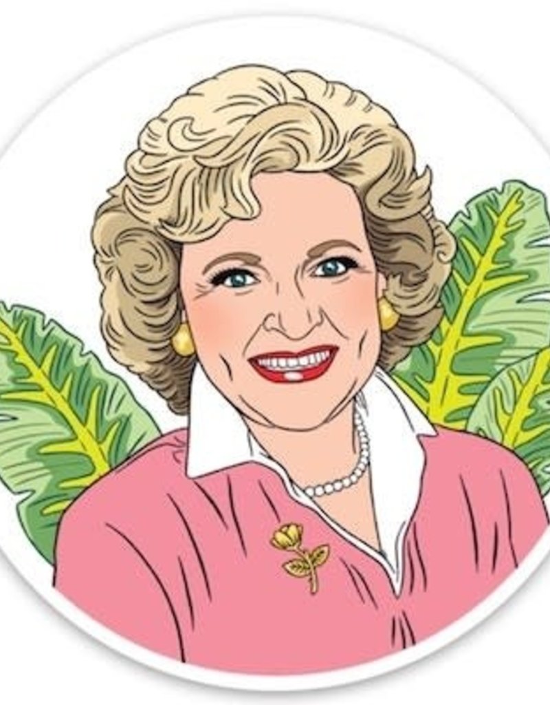 The Found Sticker Betty White