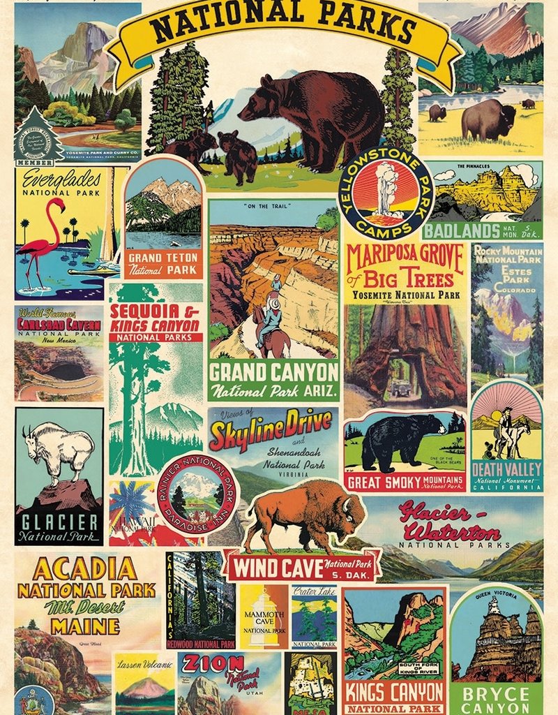 Cavallini Wrap Sheet National Parks