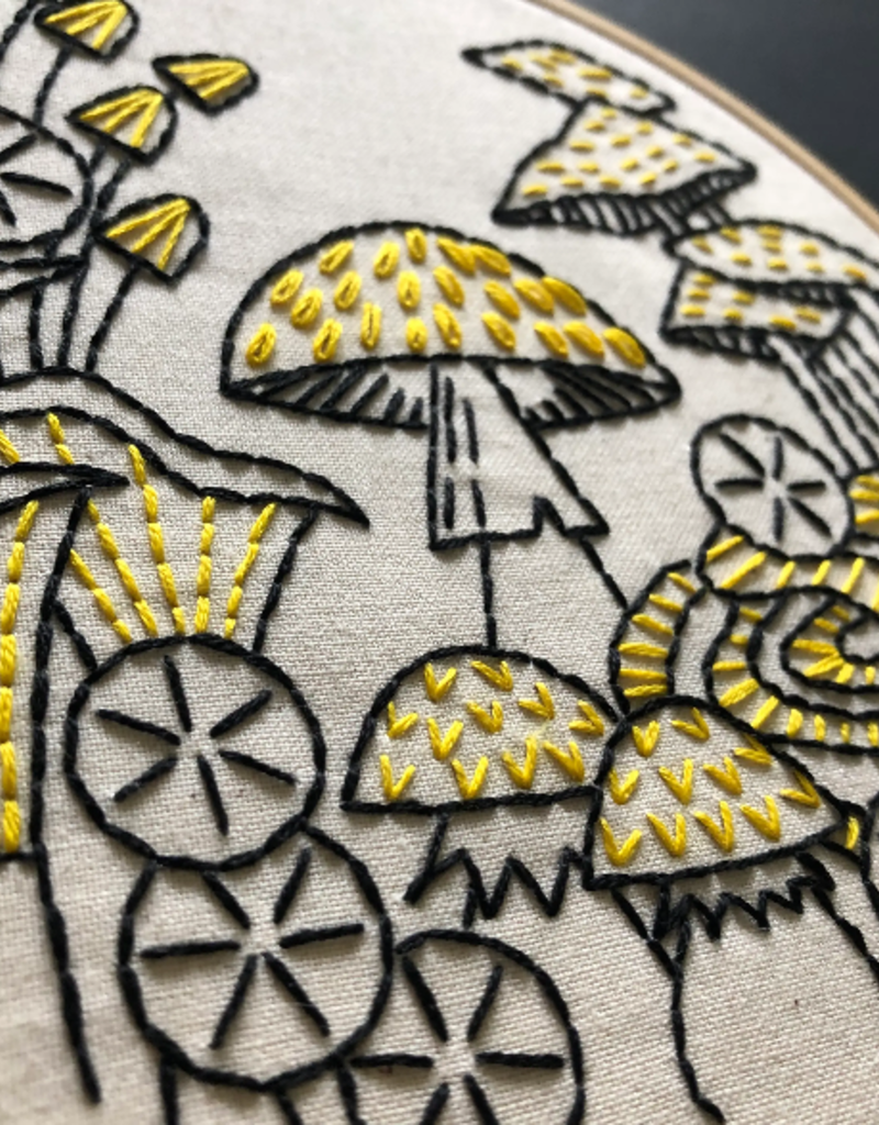 Hook, Line & Tinker Embroidery Kit Fungus Among Us