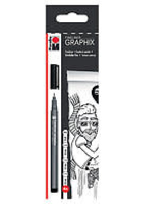 Marabu Graphix Fineliner 4 Pen Set Black