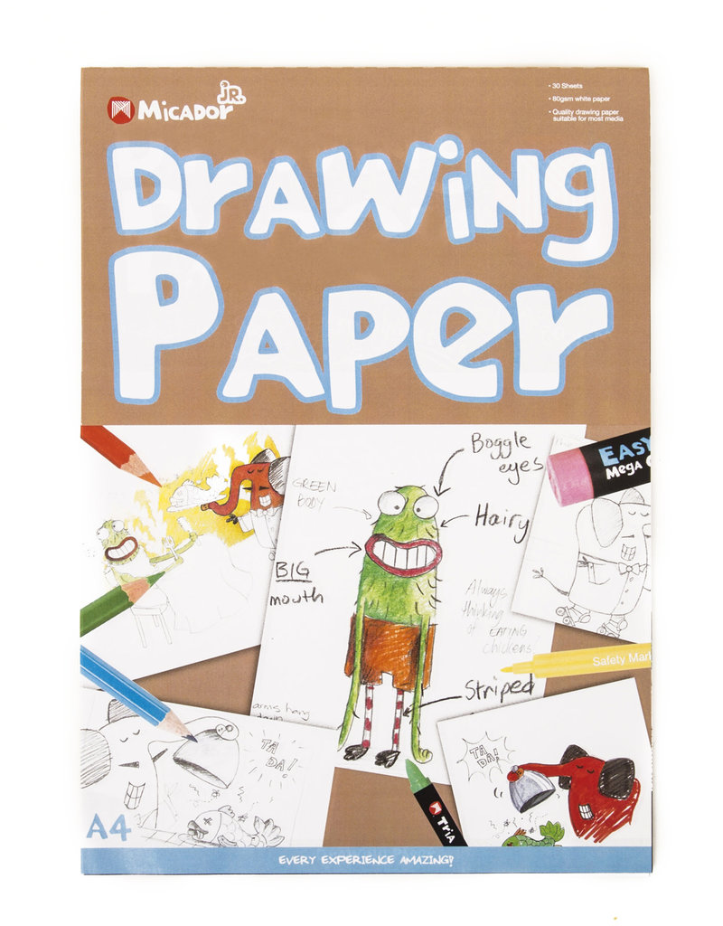 Micador Drawing Paper Pad A4