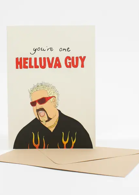 FINEASSLINES Card Helluva Guy