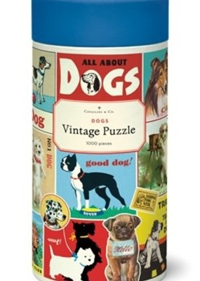 Cavallini 1000 Piece Jigsaw Puzzle Dogs
