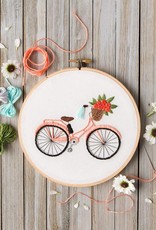 Leisure Arts Embroidery Kit Bicycle Ride