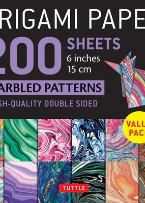 Tuttle Publishing Origami Paper 200 Sheets Marbled Patterns