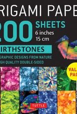 Tuttle Publishing Origami Paper Birthstones 200 Sheets