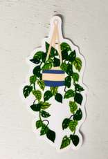 Wild Optimist Sticker Transparent Hanging Plant